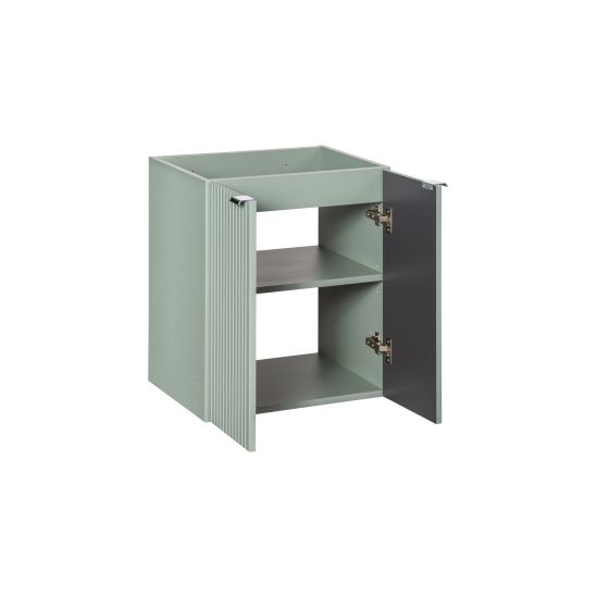 Set Kabinett Comad Line Reed Green LINE REED GREEN D 82-60-2D, Waschbecken Comad Dance White UM-2060RB DANCE 60-DP