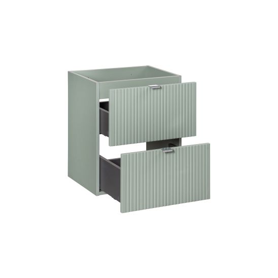 Set Kabinett Comad Line Reed Green LINE REED GREEN D 82-50-2S, Waschbecken Comad Dance White UM2050RBDANCE50DP