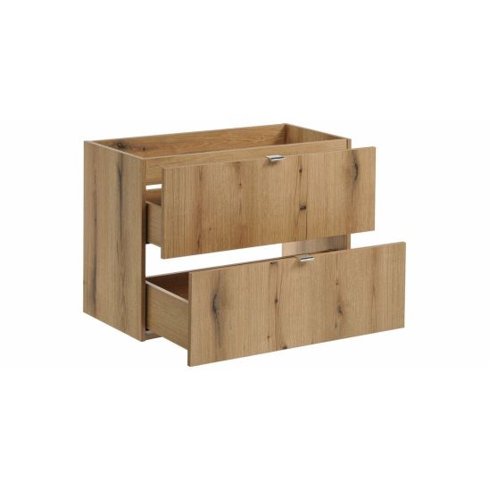 Set Kabinett Comad Nova Oak NOVA OAK A 82-80-2S, Waschbecken Comad Beyond BEYOND 5 WHITE ( E-6564 ), NOVA WHITE 89-80