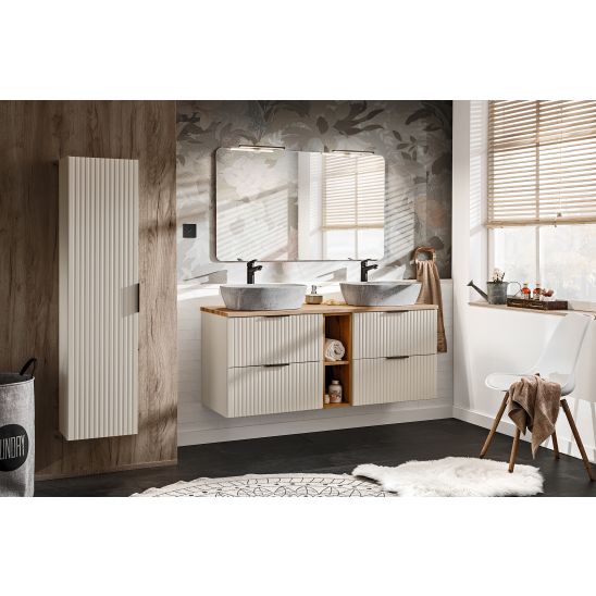 Set Kabinett Comad Adel Cashmere ADEL CASHMERE 82-60-2S, Waschbecken Comad Smile UM-6252SMILE40DP, ADEL CASHMERE 89-60