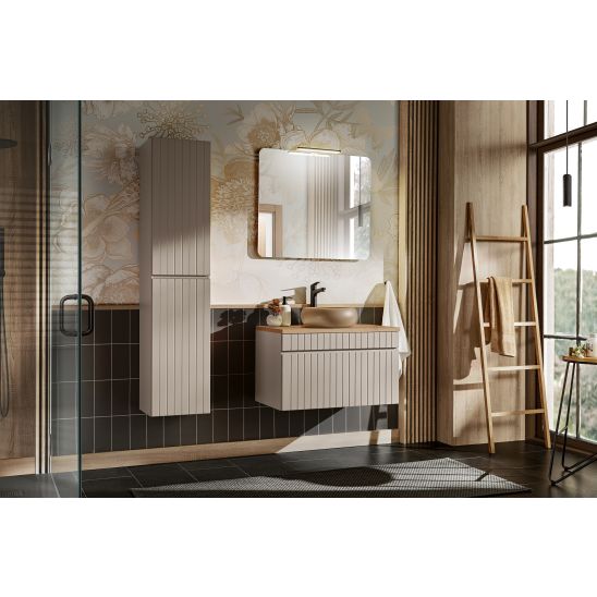 Set Kabinett Comad Iconic Cashmere ICONIC CASHMERE 82-80-D-1S, Waschbecken Comad Sky SKY80/DP-8099