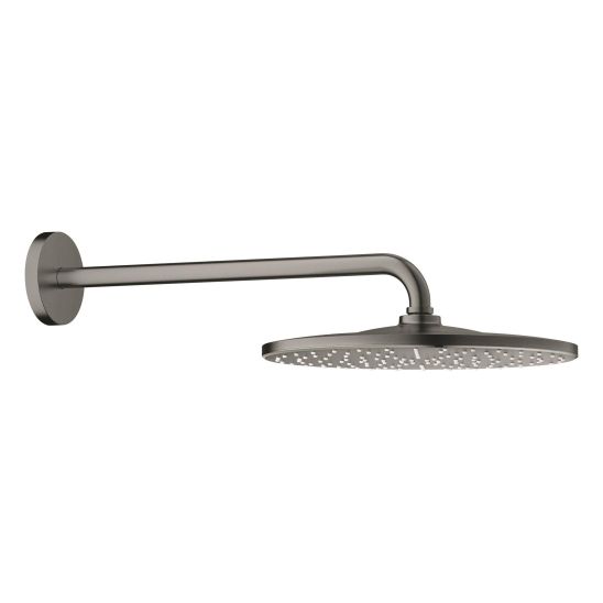 Set Kopfbrause mit Arm Grohe Rainshower 26558AL0, Badewannen- und Duscharmatur Grohe Essence 24058AL1, 26574AL0, 26658AL0, 28362A01