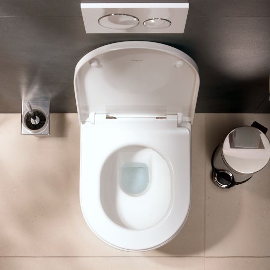 Set WC-Becken Hansgrohe EluPura S 62024450, Toilletensitz Hansgrohe EluPura Original S 60148450