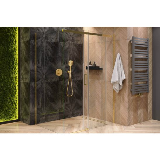 Set Duschtüren Excellent Rols KAEX.2612.1000.LP1/2.GL, Duschwand mit Türen Excellent Rols KAEX.2606.800.LP.GL, KAEX.2612.1000.LP2/2.GL