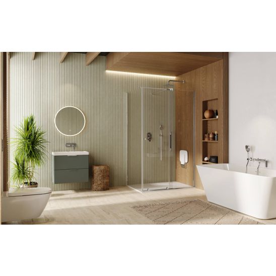 Set Montagesatz Excellent Ortigo KAEX.5012.1014.CR, Duschtüren Excellent Ortigo KAEX.5007.01.1400.LP1/2, KAEX.5007.01.1400.LP2/2, KAEX.5022900, KAEX.5022.CR