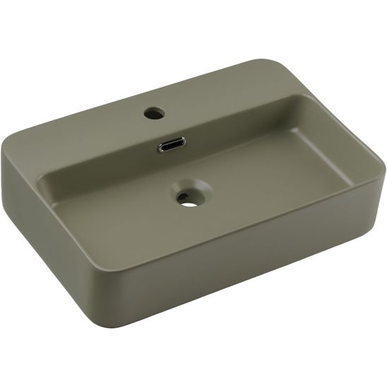 Set Kabinett Comad Nordic Cremona NORDIC CREMONA 82-80-46-2S, Waschbecken Comad Trust 2 TRUST 2 OLIVER GREEN ( E-6282 ), CREMONA 89-80-46 M