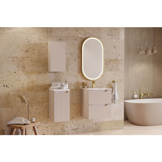 Set Kabinett Comad Nova Cashmere NOVACASHMERE 82-50-2S, Waschbecken Comad Sky 3 SKY 3 50CM DP (E-8099-3-50)