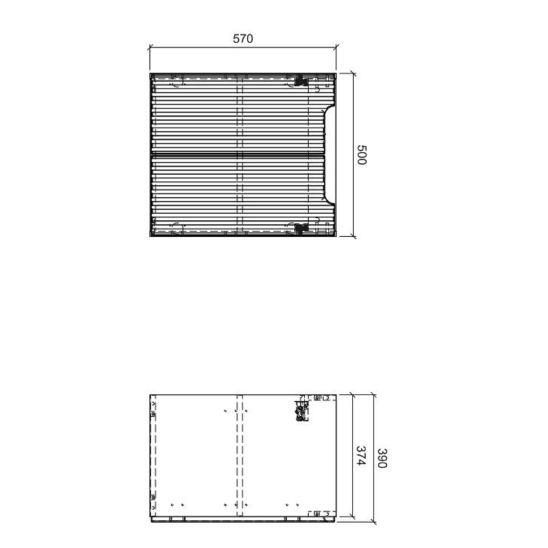 Set Kabinett Comad Nova Cashmere NOVA CASHMERE 82-50-2D, Waschbecken Comad Gaja UN-GAJA35-SW 78570A(35), NOVA CASHMERE 89-50