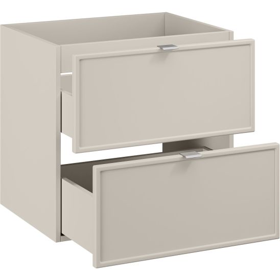 Set Kabinett Comad Bella Cashmere BELLA CASHMERE 82-60-46-2S, Waschbecken Comad Fly FLY WHITE GLOSS UM 60-46 DP ( E-8073-60 )