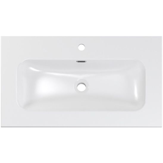 Set Kabinett Comad Bella Cashmere BELLA CASHMERE 82-80-46-2S, Waschbecken Comad Fly FLY WHITE GLOSS UM 80-46 DP ( E-8073-80 )