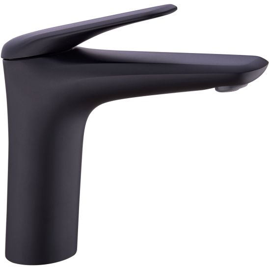 Set Badschrank Comad Dorothy Ristretto DOROTHY RISTRETTO 82-60-46-2S, Waschbecken Comad Go GO60/DP-8095, NIAGARA UM 03 BLACK 86001B