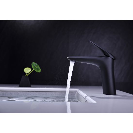 Set Badschrank Comad Dorothy Ristretto DOROTHY RISTRETTO 82-60-46-2S, Waschbecken Comad Go GO60/DP-8095, NIAGARA UM 03 BLACK 86001B