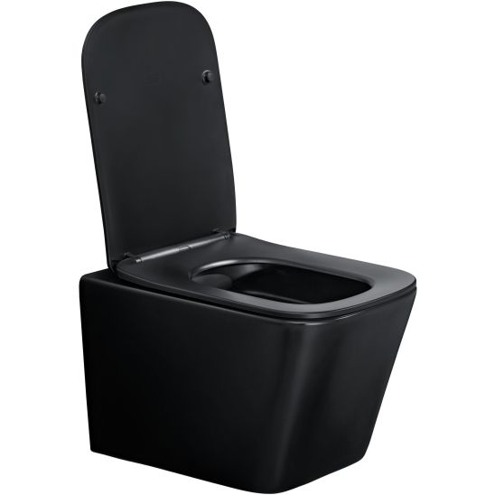 Set WC-Becken mit Absenkautomatik-Sitz Comad Wall Hung Toilet WALL HUNG TOILET BLACK (E-1060A), Spiegel Comad Hestia LUSTROHESTIA60, TALIA CASELLA 80-30-1D, UM-6276SLIM40BLACKDP, TALIA CASELLA 82-60-46-2S, TALIA CASELLA 81-30-1D, BLACK 89-60-46 L