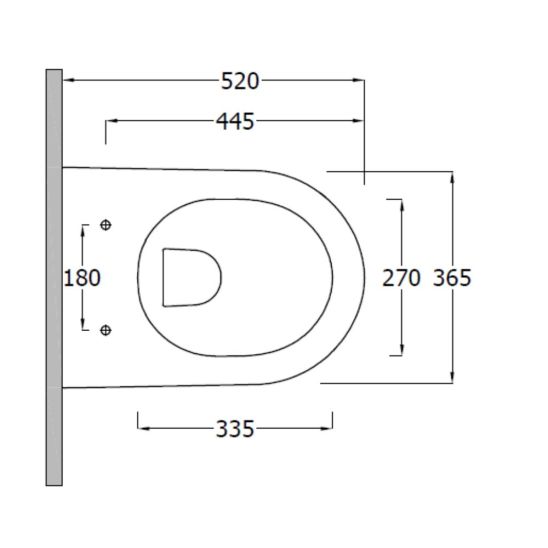 Set WC-Becken mit Absenkautomatik-Sitz Kludi Resa D 24WCSET43, Unterputzrahmen Kludi Unifix 79300