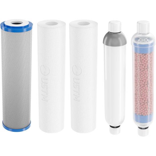 Set Umkehrosmose-Filtersystem USTM RO6 OSMO6LVITA, Filtereinsatz für Umkehrosmoseanlage USTM SET14