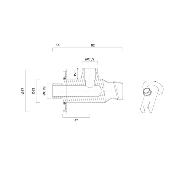 Set Duschbatterie Ksuro 01 12000010, Handbrause Ksuro One Click 16003010, 19002010, 37200100