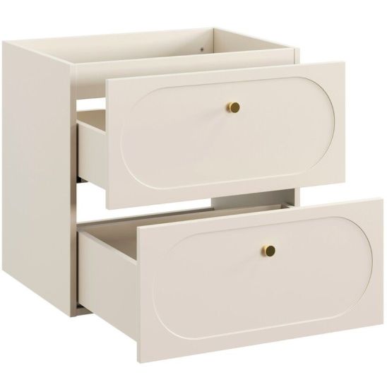 Set Kabinett Comad Donna Sand DONNA SAND 82-60-46-2S, Waschbecken Comad Wiki UN-WIKI-MC, SAND 89-60-46 M