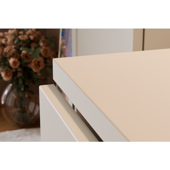 Set Kabinett Comad Donna Sand DONNA SAND 82-60-46-2S, Waschbecken Comad Wiki UN-WIKI-MC, SAND 89-120-46 M