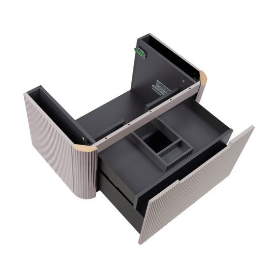 Set Kabinett Oltens Hamnes 60023900, Naphtha-Arbeitsplatte Oltens Hamnes 63013900