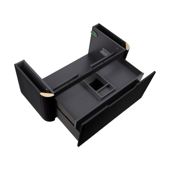 Set Kabinett Oltens Hamnes 60024300, Naphtha-Arbeitsplatte Oltens Hamnes 63014300