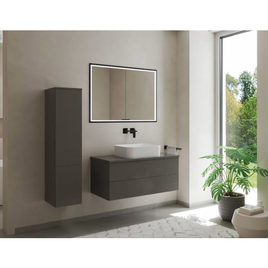 Set Kabinett Kronenbach Cube 2.0 KB100227MB, Unterputz-Montagerahmen für Spiegel Kronenbach Cube 2.0 NU1000032NU