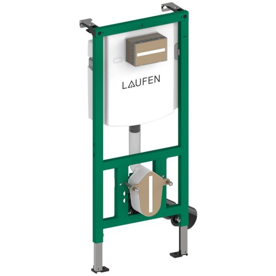 Set WC-Becken mit Absenkautomatik-Sitz Laufen Pro A H8669560000001, Unterputzrahmen Laufen Ineo H9201140000001