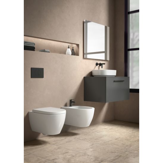 Set Kombi-Pack mit WC-Sitz Ideal Standard i.Life O T572501, Unterputzrahmen Ideal Standard Prosys R020467, R0121A6