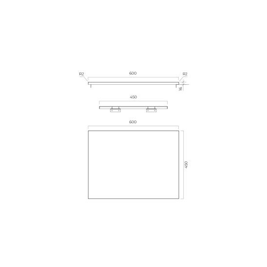 Set Unterschrank Oltens Lun 60032000, Naphtha-Arbeitsplatte Oltens Lun 63024000