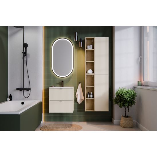 Set Kabinett Comad Dalia Cashmere DALIA CASHMERE 82-50-46-2S, Waschbecken Comad Lava UM-CFP LAVA 50D