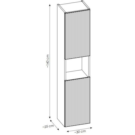 Set Kabinett Comad Nova Coast Evoke NOVA COAST EVOKE 82-80-40-2S, Kabinett Comad Nova Coast Evoke NOVA COAST EVOKE 80-30-2D, NOVA OAK A 89-80