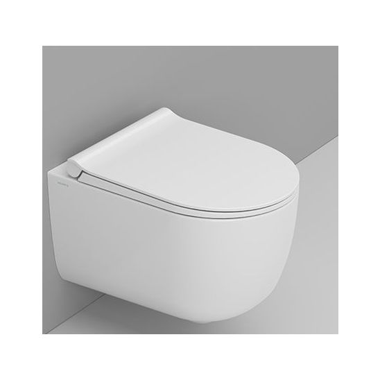 Set WC-Becken Ceramica Dolomite Mirto Round D474901, WC-Sitz Ceramica Dolomite S473301