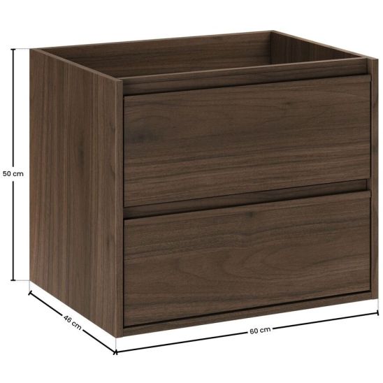 Set Waschbecken Comad Lava UM-CFPLAVA60DDP, Badschrank Comad Viola VIOLA VILLA 82-60-46-2S