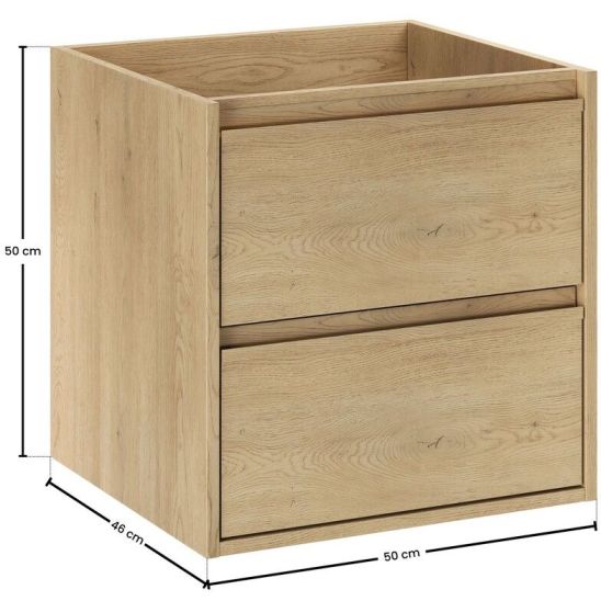 Set Badschrank Comad Viola VIOLA CREMONA 82-50-46-2S, Waschbecken Comad Lava UM-CFP LAVA 50D