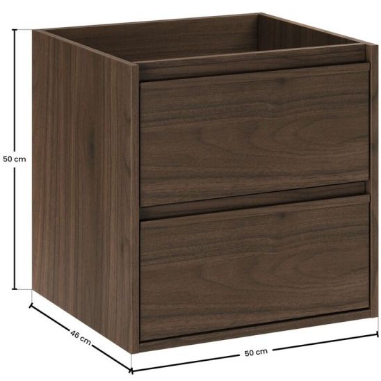 Set Badschrank Comad Viola VIOLA VILLA 82-50-46-2S, Waschbecken Comad Lava UM-CFP LAVA 50D