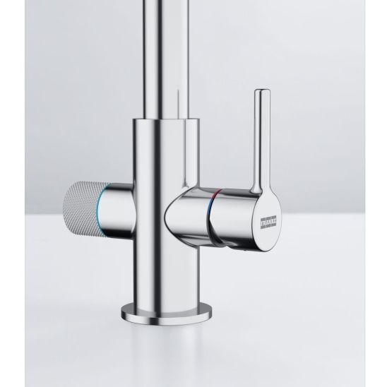 Set Küchenarmatur Franke Lina 120.0730.806, Untertischfilter Franke Clear Water 150.0730.809