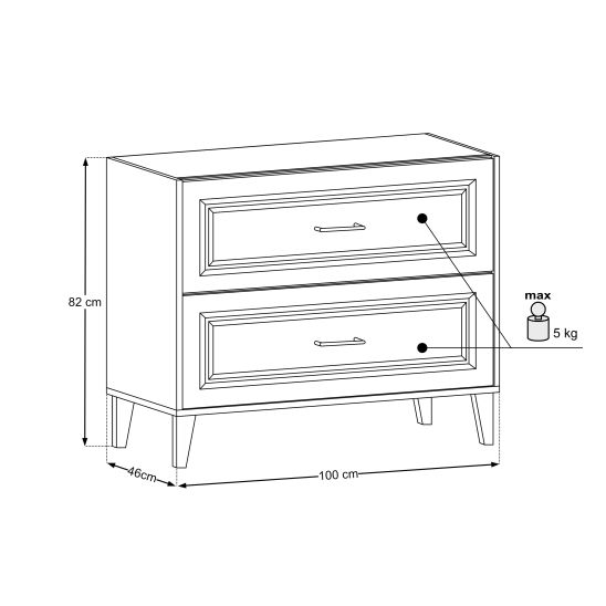 Set Badschrank Comad Dorothy Ristretto DOROTHY RISTRETTO 82-100-46-2S, Waschbecken Comad Go 2 GO 2 100CM L DP ( E-8095-100L )