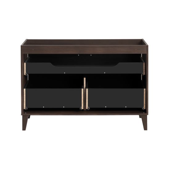 Set Badschrank Comad Dorothy Ristretto DOROTHY RISTRETTO 82-120-46-2S, Waschbecken Comad River 1 RIVER 1 BLACK MATT UN 40 ( E-6595 ), RISTRETTO 89-120-46 M