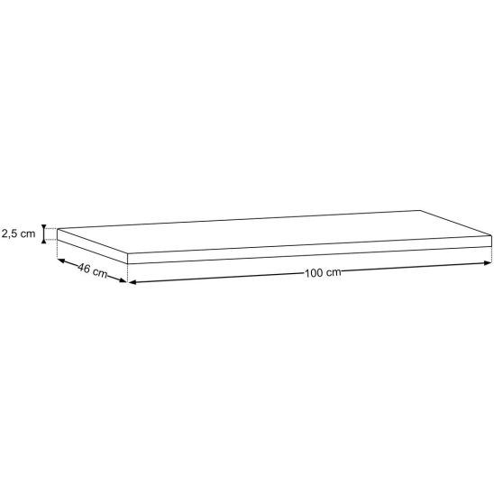 Set Badschrank Comad Dorothy Ristretto DOROTHY RISTRETTO 82-100-46-2S, Waschbecken Comad Lena UN-LENA-MB2, RISTRETTO 89-100-46 M