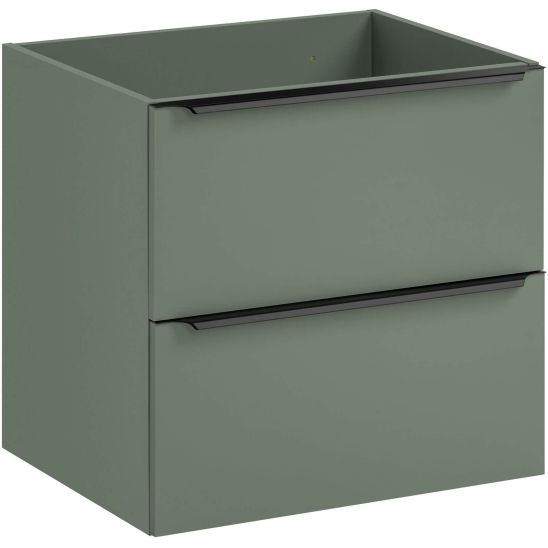 Set Badschrank Comad Sombra Green GREEN UN 84-60-2D, Badschrank Comad Sombra Green SOMBRA GREEN 82-60-46-2S, SKY 1 BLACK MATT 60 DP ( E-8099-60 )