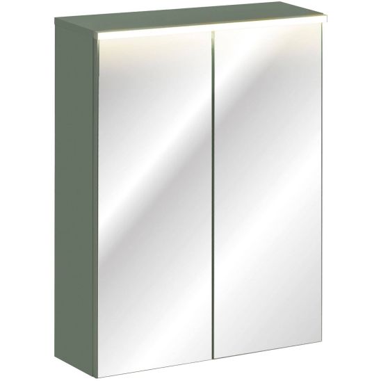 Set Badschrank Comad Sombra Green GREEN UN 84-60-2D, Badschrank Comad Sombra Green SOMBRA GREEN 82-60-46-2S, SKY 1 BLACK MATT 60 DP ( E-8099-60 )