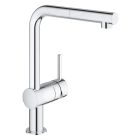 Set Küchenarmatur Grohe Minta 32168000, Tektonit-Waschbecken Franke Orion 114.0286.447