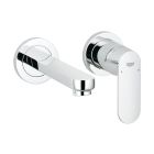 Set Waschtischarmatur Grohe Eurosmart Cosmopolitan 19381000, Verdecktes Wasserhahnelement Grohe Eurostyle 23571000