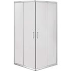 Set Dusche Deante Funkia KYC_641K, Quadratische Duschwanne Deante Corner KTC_041B, NHC_025C