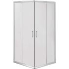 Set Dusche Deante Funkia KYC_642K, Quadratische Duschwanne Deante Corner KTC_042B, NHC_025C