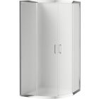 Set Dusche Deante Funkia KYP_651K, Halbrunde Duschwanne Deante Standard New KTA_053B, NHC_025C