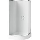 Set Dusche Deante Funkia KYP_651K, Halbrunde Duschwanne Deante Standard New KTA_053B, NHC_025C