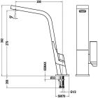 Set Küchenarmatur Teka Icon 33915020N, Flüssigkeitsspender Teka Zenit 115890041