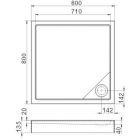 Set Duschset Roca Victoria A5A9F18C00, Duschtüren Roca Capital AM4608012M, AM4408012M, A276254000