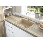 Set Granitspüle Deante Zorba ZQZ_7113, Küchenarmatur Deante Nemezja BEN_762M