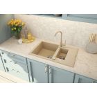 Set Granitspüle Deante Zorba ZQZ_7113, Küchenarmatur Deante Nemezja BEN_762M